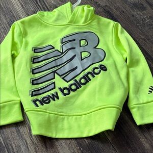 New Balance Kids Neon Yellow Hoodie